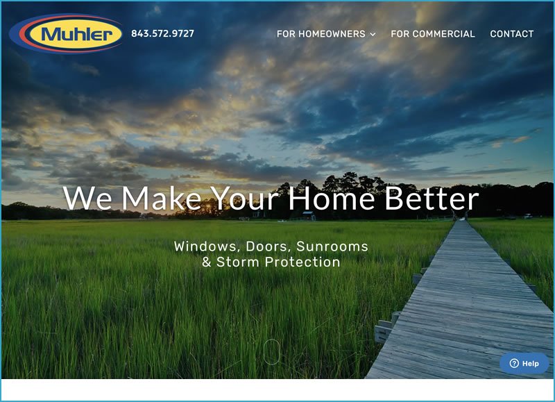 Charleston Web Design for Muhler by DigitalCoast Marketing
