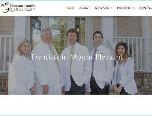 Web Design for Mt. Pleasant Family Dentistry